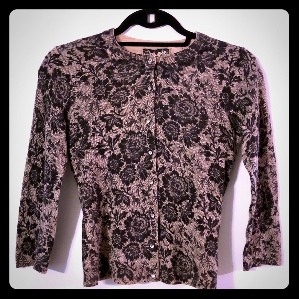 L.A.M.B Boudoir Collection Cashmere Cardigan